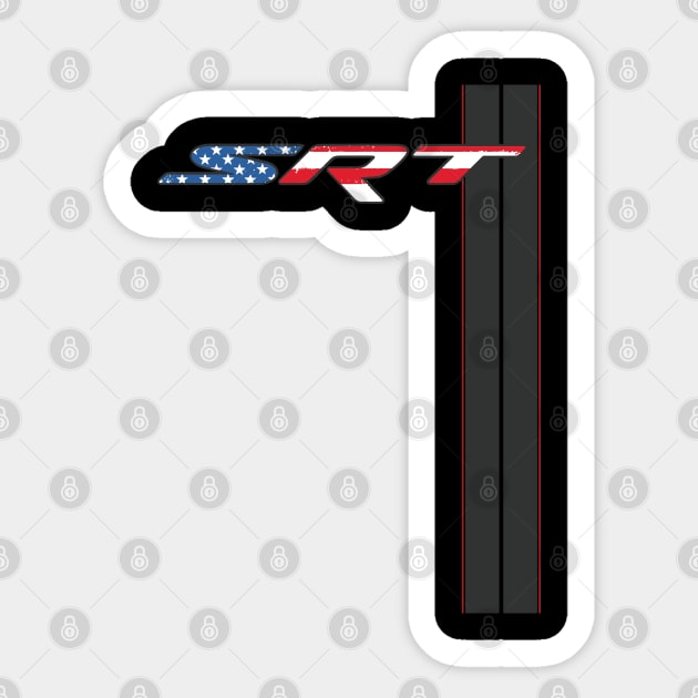 Street and Racing Technology Murica USA Sticker by cowtown_cowboy